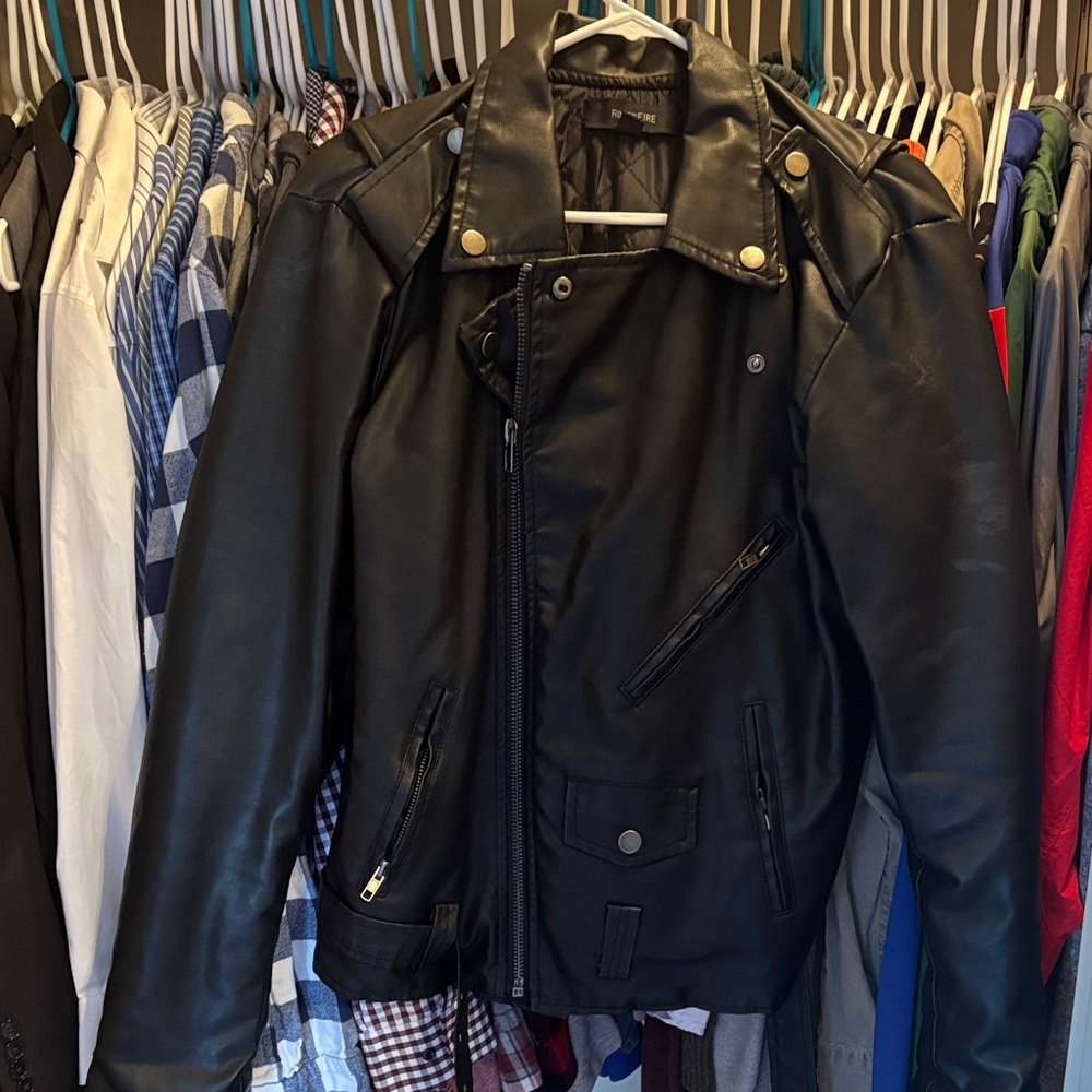 Ring of Fire Black Military Jacket